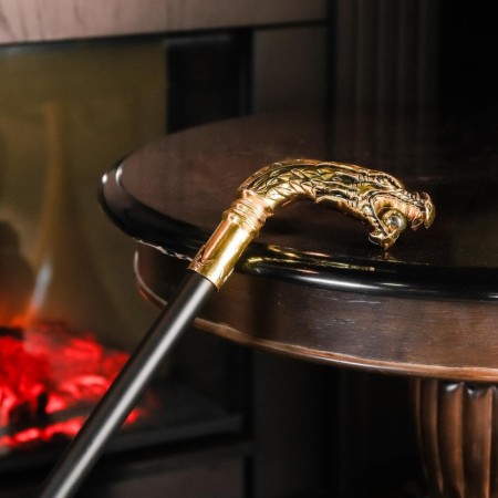 Souvenir product cane with a dagger, a blade 30cm, a hilt of a dragon-3