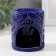 Aroma lamp ceramics "peacock" blue 7x7x8.5 cm