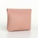 Cosmetic bag on the spring, pink color