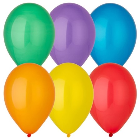 Shar Latex 12 "Crystal, Mix colors, 25 pcs.
