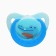 Set: nipple - a dummy with a crocodile holder, classic, +6 months, blue color