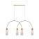 Maytoni Mod302PL-04W Antic, 1100x100x3625 mm suspended lamp, E14, 4x40W, Color Gold