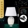 Table lamp "Nick" 1he14 40W white 22x22x32cm
