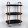 Joy Home carts, 3-long, beige-black