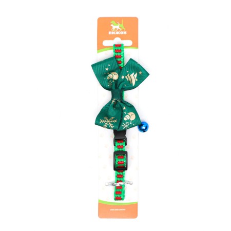 Collar "Winter", 30 x 1 cm, kapron, green-6