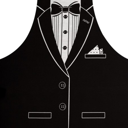 Kitchen set 3 pr. "Gentleman", apron 60x70 cm, tack 20x20 cm, towel 35x60 cm-2