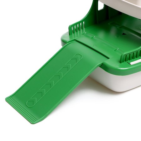 Ferry with cars, green color-6