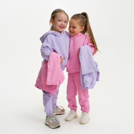 Костюм для девочки (худи, брюки) KAFTAN "Basic line", размер 40 (158-164), цвет лиловый-7