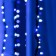 Girlyanda "Waterfall" 2 × 1.5 m, IP44, dark thread, 400 LED, glow white and blue, 8 modes, 220 V