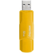 Flash drive Smartbuy Clue Yellow, 32 GB, USB 2.0, th Up 25 Mb/s, PBU up to 15 Mb/s, yellow