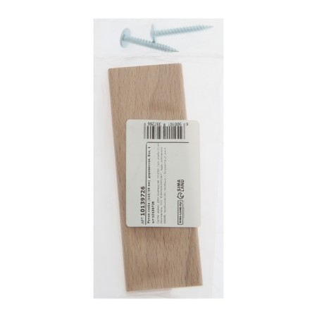 File handle (119/96 mm) wooden, beech, 1 pcs-5