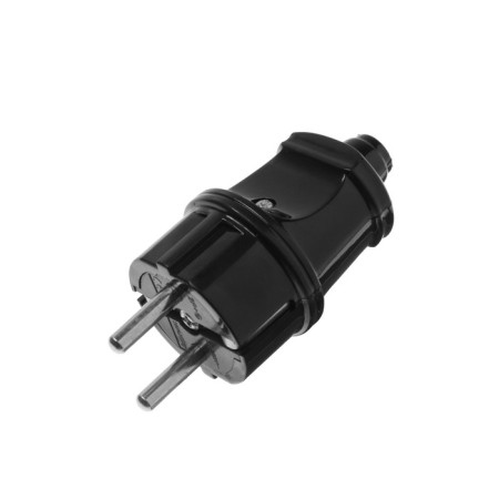 Right fork Smartbuy, 16 a, 250 V, with salary, black