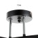 Svetogor chandelier "Evening" 3x60W E27 Black 57x57x28cm