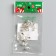 Bell for needlework, set of 20 pcs., Size 1 pc. - 0.8 cm, silver color