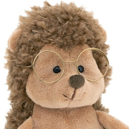 Soft toy "Hedgehog Kolunchik" with glasses, 20 cm-3