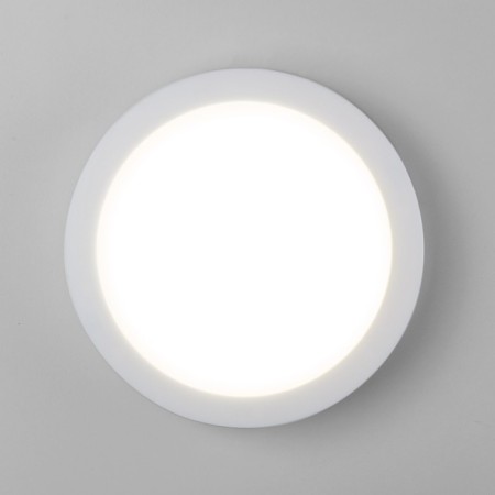 Lamp Wall-flowing Elektrostandard, Circle LED 15 W, 170x170x60 mm, IP65, white color-2