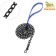 Metal leash, 120 cm x 2.5 mm, black