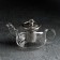 A glass teapot with a metal sieve "Caliop" 350 ml,