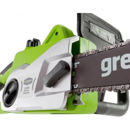 DREAL ELECTRICAL GREENWORKS GCS2046, 2 kW, tire 45 cm, groove 1.3 mm, 63 stars-4