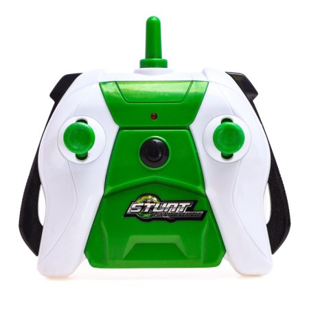Radio-controlled car-controlled machine, works on batteries, green color-3