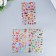 Plastic sticker volumetric "animals, insects and crop" MIX 14.5x25 cm