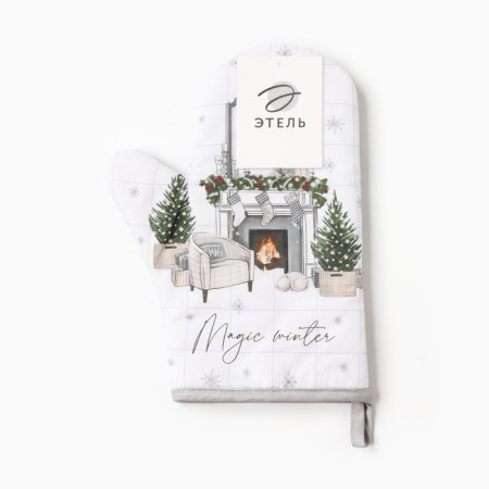 Mittens-Poskatka Magic Winter 20x28cm, Sarzha, 100% H/L, Vatin 250g/M2-2