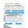 Keyboard A4Tech FSTYLER FBK25 White/gray USB wireless BT/Radio Slim Multimedia