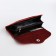 Women's wallet on magnet, red color