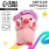 Gift set for a girl with a soft toy "Gryusha Leya", accessories