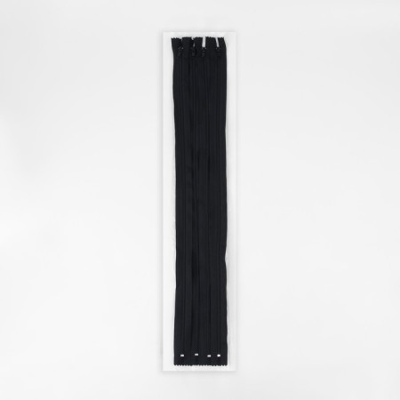 Lightning "Spiral", No. 4, non -proceeding, castle machine, 60 cm, black color-2