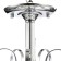 Freya FR20-CL-05-CH SIMONE, 739x739x409 mm ceiling lamp, E14, 5x40W, chromium color