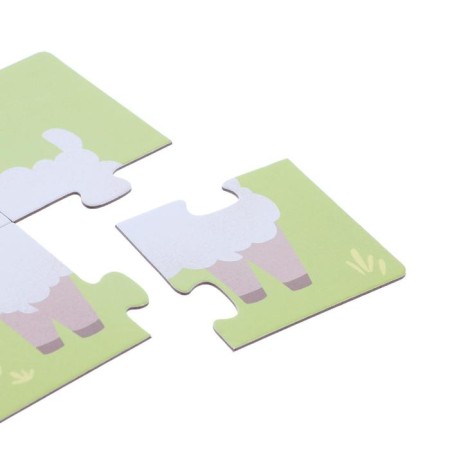Puzzles 4 in 1 "Who lives on the farm?"-5