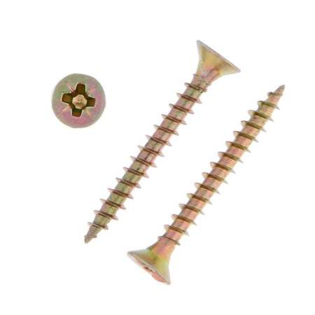 Self -tapping screws universal tundra Krep 3.5x30 mm, yellow zinc, 200 pcs.
