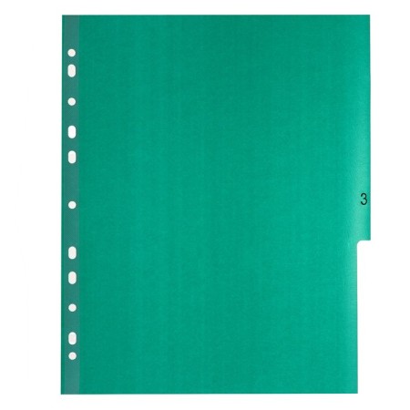 A set of A4+ Office-2000, digital 1-5, color, color, plastic 140 μm-5
