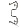 Electric towel "Sanprise" M-shaped, 500x500 mm, side connection, chromium