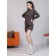 Women's dress EVERYONE LIKES, size 54, brown color