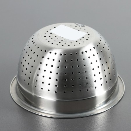 Stainless steel colander, d = 18 cm, without handles-1
