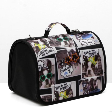 Bag - Animal Carriage, 31 x 20.5 x 23 cm, Mix of Flower-2