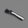 The castle automatic reflective for the zipper "Tractor", No. 8, 10 pcs, black color