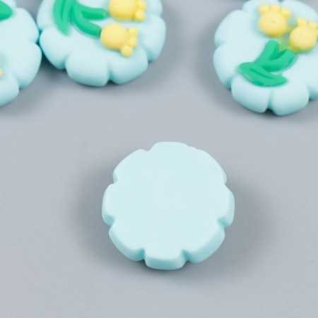 Decor for creativity Plastic "Lundies on the Flower" 2x2 cm-1