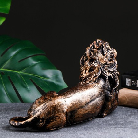 Piggy bank "lion lying small" 20x33x14cm-2