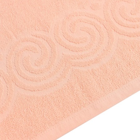 Terry Love Life Border, 30x60 cm, peach color, 100% cotton, 380 g/m2-2