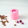 Mold "Mishutka", silicone, 5.8 × 5.8 × 5.5 cm, pink color