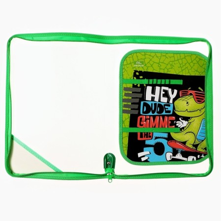 Labor folder A4, 325 x 230 x 25 mm, lightning around, folding bar, plastic, PTR-1, calligrata "Dino Skate"-4