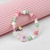 Bracelet Children's "chosen" rainbow and flower, color