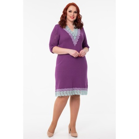 Female dress, size 56, purple color