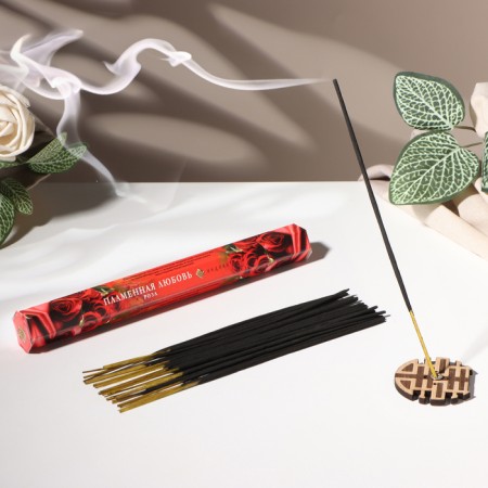 Incense "Fiery love", 20 wands in packaging, hexagon