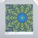 Scrapbooking paper "Flower mandala" density 180 g 15.5x17 cm