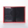 Cover for passport, red color