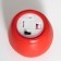 Night -bend "Apple" 2W LED LR44 red 5.5x5x5.5 cm
